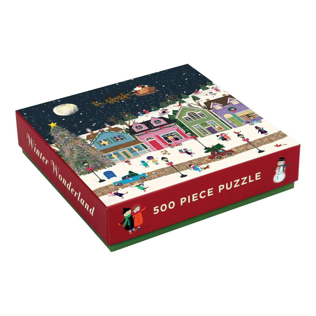 Galison Puzzle Tărâmul minunilor de iarnă 500 piese