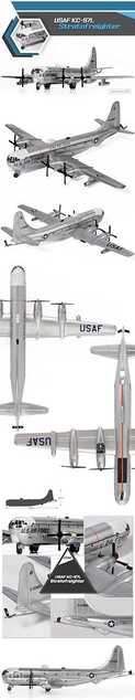 Modellbausatz Flugzeug 12640 - USAF KC-97L Stratofreighter (1:144)