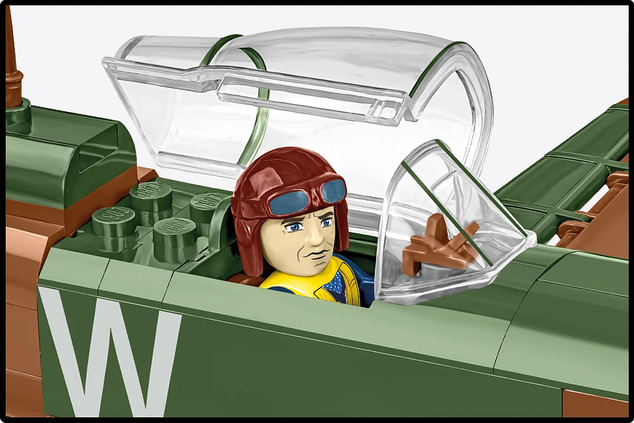 Cobi 5778 II WW Supermarine Spitfire Mk.II, 1:32, 384 k, 1 f