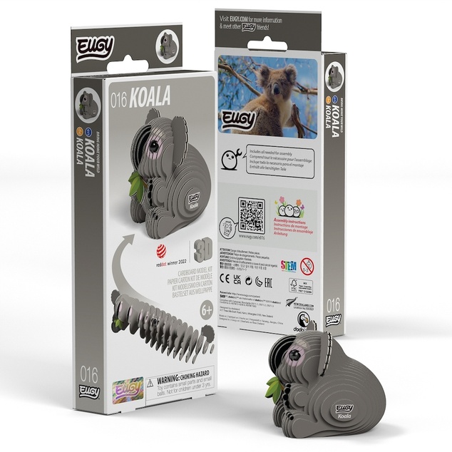 EUGY Koala 3D kartonová skládačka