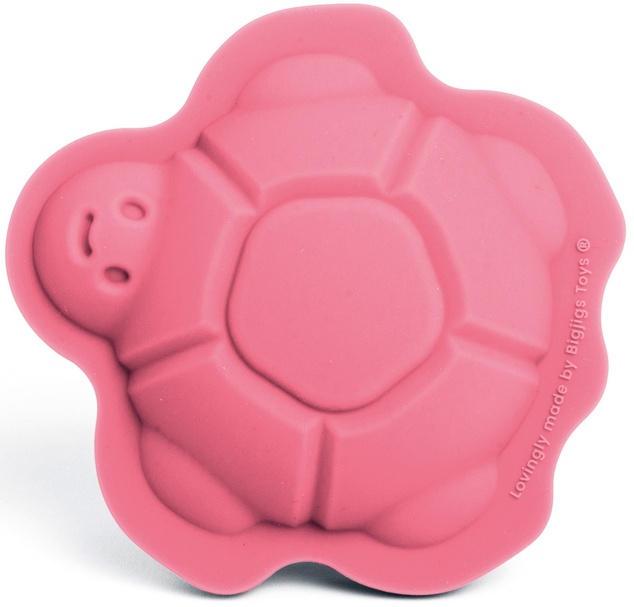 Bigjigs Toys Silikónové formičky ružové Coral