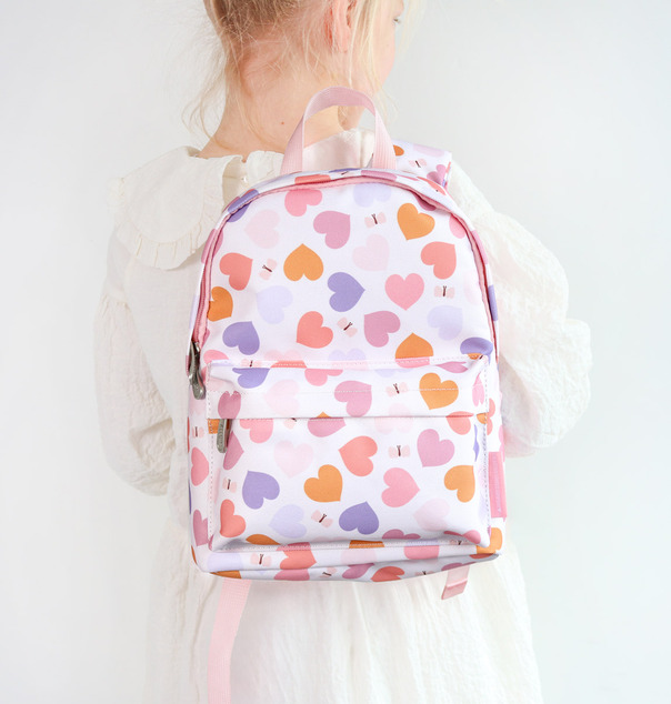 A Little Lovely Company - kleiner Kinderrucksack - Herz
