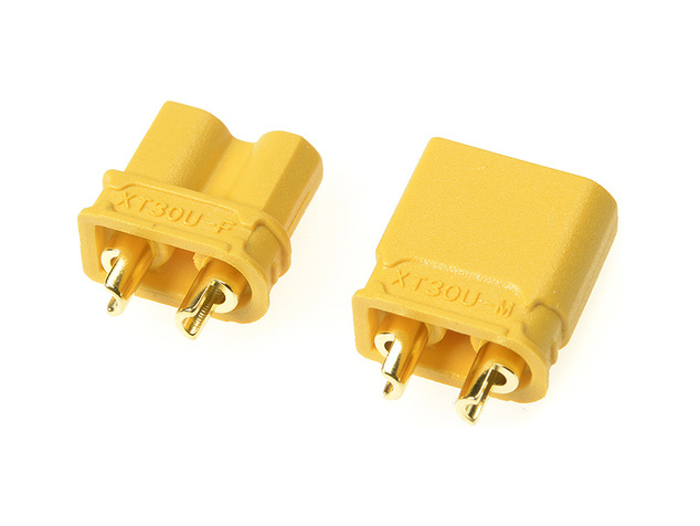 Konektor pozlátený XT-30U (2 páry)