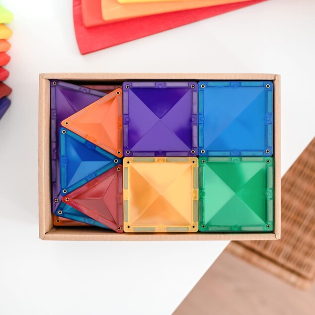 CONNETIX® Rainbow Starter Pack magnetická stavebnica 60 ks