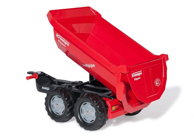 Rollytoys Vlečka za traktor Halfpipe Krampe červená