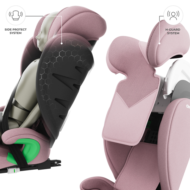KINDERKRAFT Autosedačka Junior Fix 2 Plus (100-150 cm) Růžová
