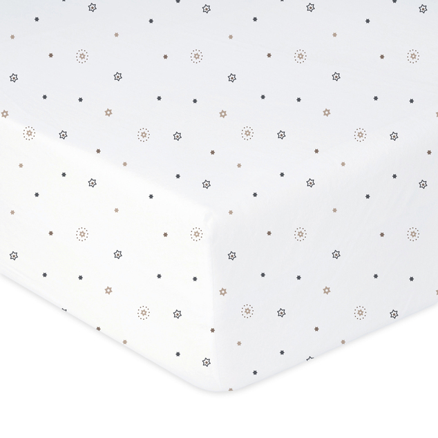 BABYMATEX Plachta napínacia Jersey 60x120cm Hviezdičky