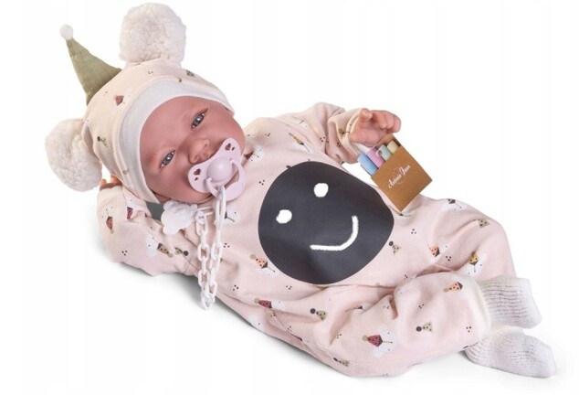 Antonio Juan 33367 NACIDO  - realistická bábika-bábätko s mäkkým látkovým telom - 42 cm