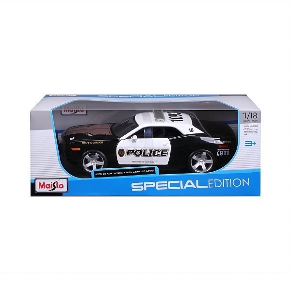 Maisto - Special Edition - 2006 Dodge Challenger Concept, čierno-biela, 1:18
