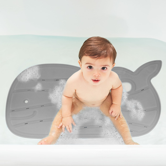 Antirutschmatte für Moby Badewanne grau