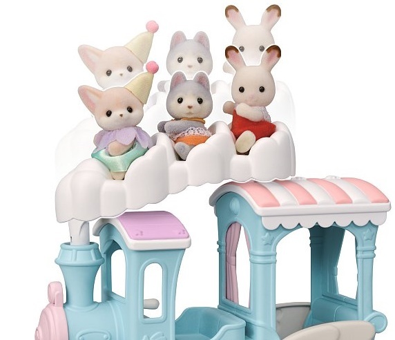 Sylvanian Families Dúhový vláčik s obláčikom