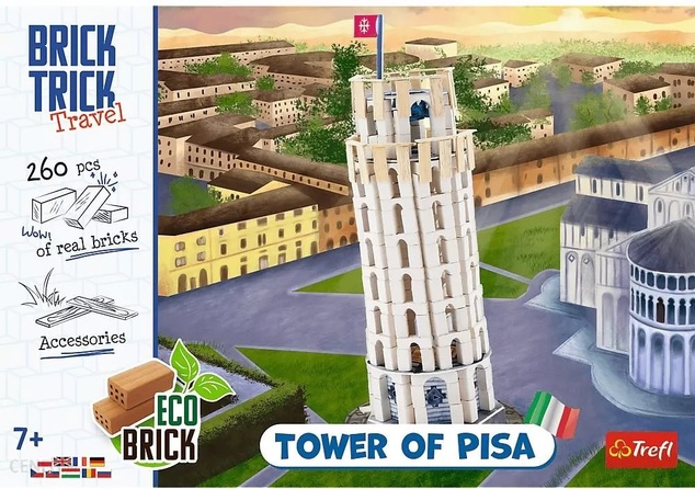 Trefl Brick Trick - Šikmá veža v Pise L