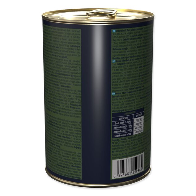 Conserve Ontario Adult pâté de canard saveur canneberges 400g