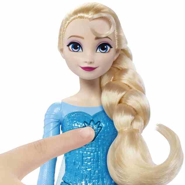 Mattel Frozen bambola Elsa che canta in inglese con luce