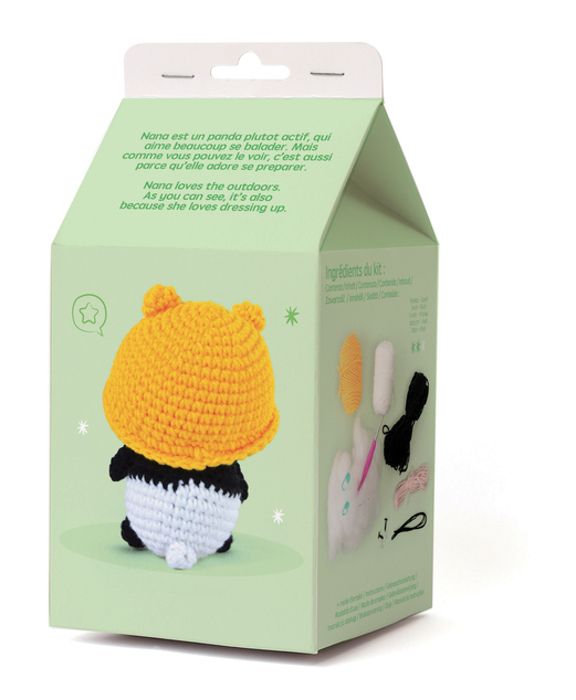 GRAINE CREATIVE Komplet za kvačkanje Panda