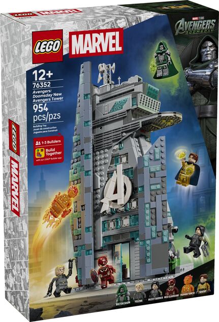 LEGO® Marvel 76352 Avengers: Doomsday: Nouvelle tour des Avengers