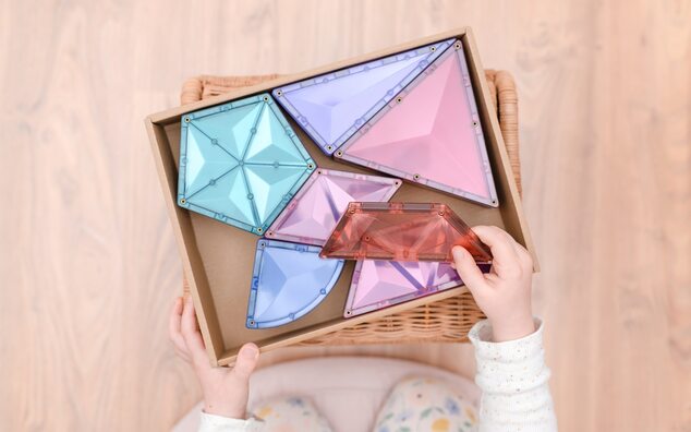 CONNETIX® Paquete de Expansión de Formas Pastel construcción magnética 48 piezas