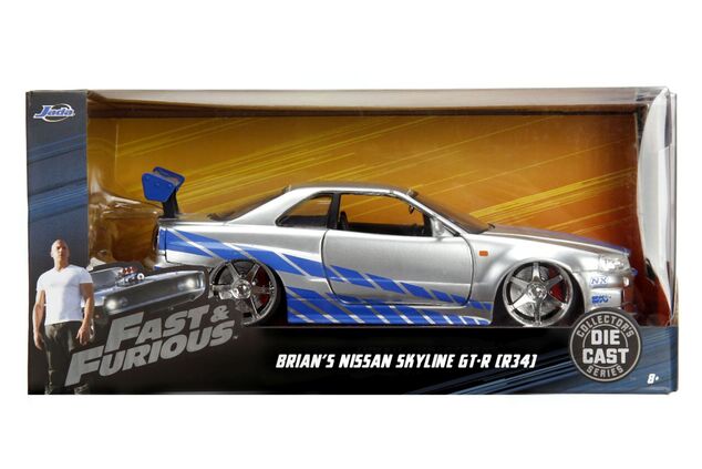 Rýchlo a zbesilo auto 2002 Nissan Skyline 1:24