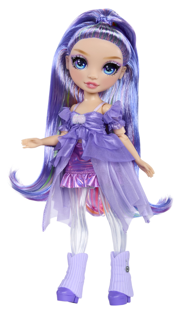 Rainbow High Puppe mit Schleim und Glitzer - Violet (lila)