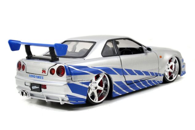 Rýchlo a zbesilo auto 2002 Nissan Skyline 1:24
