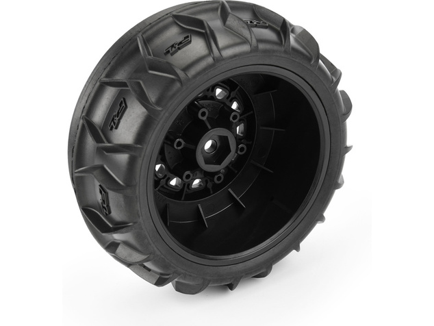 Pro-Line koleso 2.2"/3.0" Dumont Paddle predný, disk čierny (2)