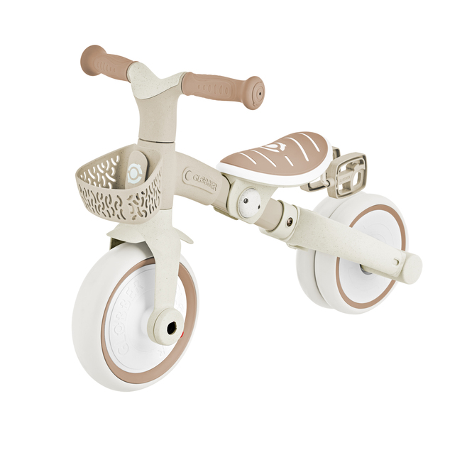 Globber detské odrážadlo trojkolesové - Learning Trike 3in1 PLUS Ecologic Coconut