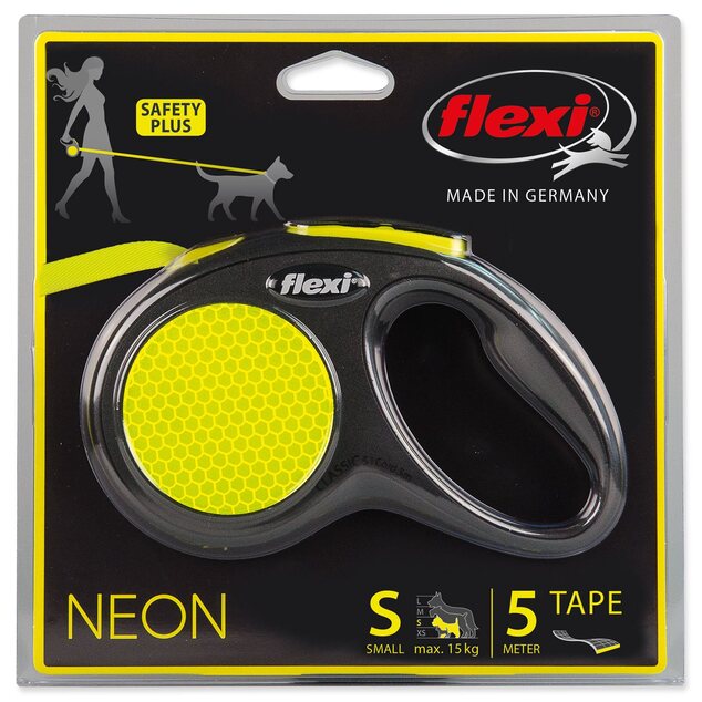 Vodítko Flexi New Neon páska S 5m