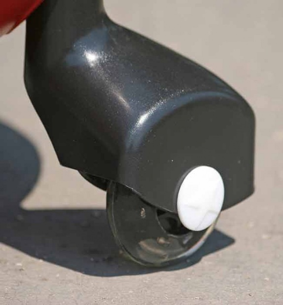RIRICAR Auto mit PU-Rädern - rot