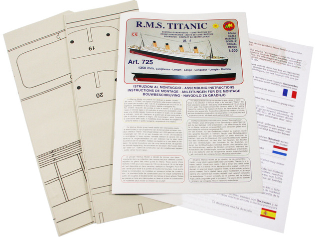 Mantua Model Titanic 1:200 sada č.1 kit