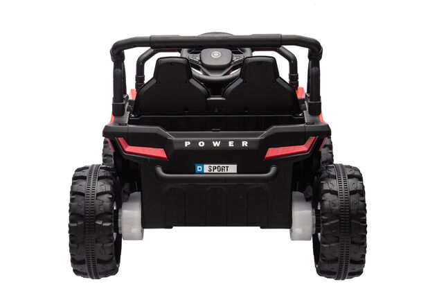 Elektrické autíčko UTV Small 12V, červené, Pohon zadných kolies, 12V batéria