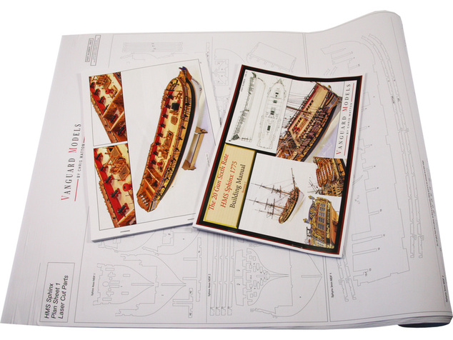 Vanguard Models HMS Sphinx 1775 1:64 kit
