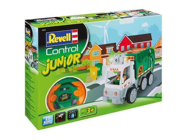Spielzeugauto REVELL 23015 JUNIOR - Müllwagen - 27MHz