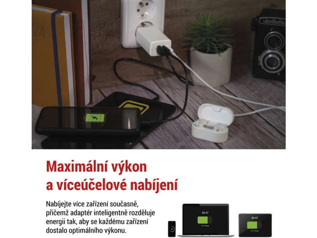 Mrežni USB adapter (izvor) GaN PD 65W