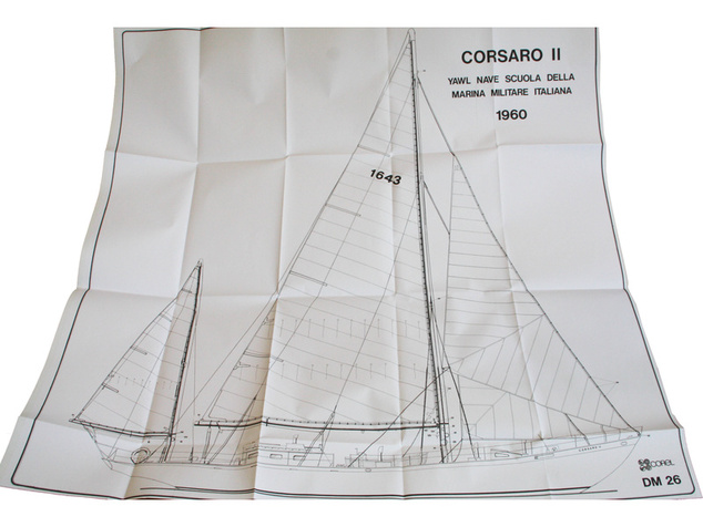 COREL Corsaro II plachetnica 1:24 kit