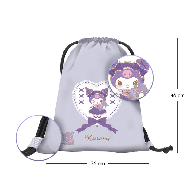 BAAGL SADA 3 Core Kuromi Sweet One: batoh, peračník, vrecko GRS