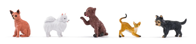 Faunica Zvířátka figurky sada v mega tubě - Mazlíčci 12 figurek