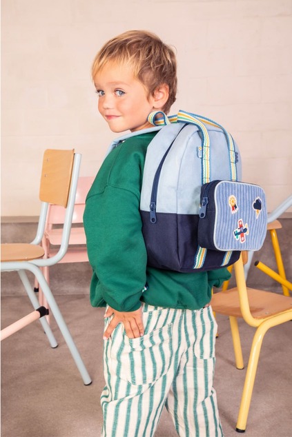 Lilliputiens - mochila infantil - azul