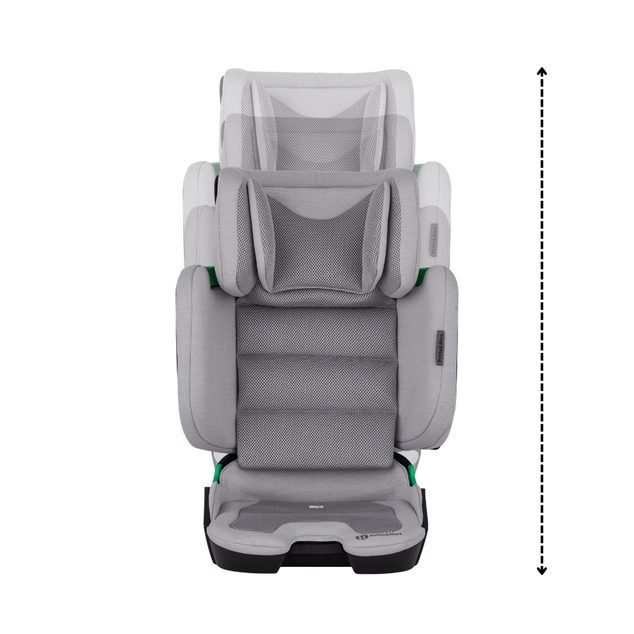 PETITE&amp;MARS Столче за кола Flex Pro i-Size Gentle Grey Air 100-150 cm (15-36 kg)