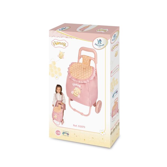 DeCuevas 52070 Borsa da viaggio pieghevole con ruote Honey 2026