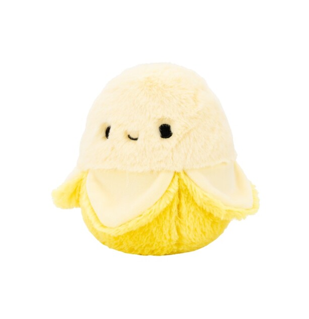 Squishmallows Fuzzamallows Banane – Junie, 13 cm