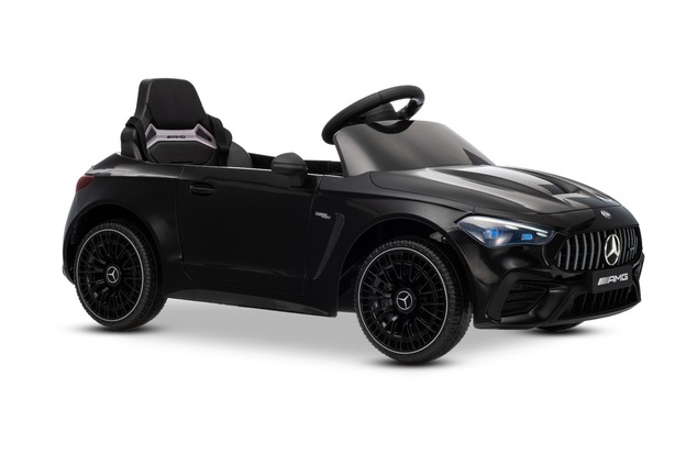 Elektrické autíčko Mercedes CLE 12V s pohonom zadných kolies, čierne, Jednomiestne, Lítiov
