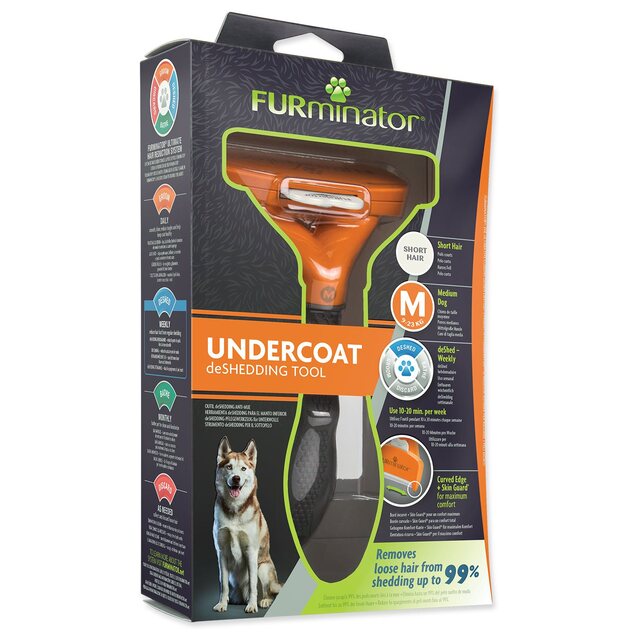 Hrebeň Furminator krátka srsť M 9-23kg
