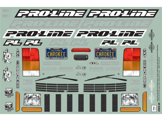 Pro-Line karoséria 1:10 2001 Jeep Cherokee (Crawler 313mm)