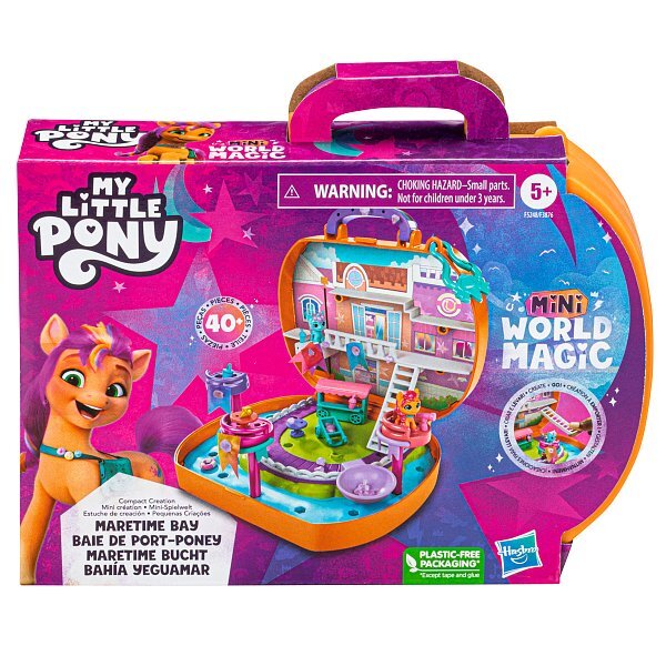 Moja malá poníková hracia sada v kufríku Magic Maretime Bay, ass