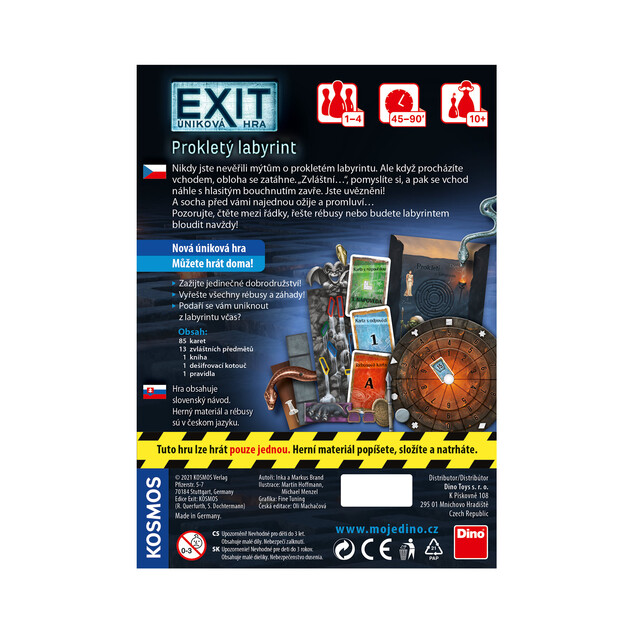 Exit úniková hra: Prekliaty labyrint