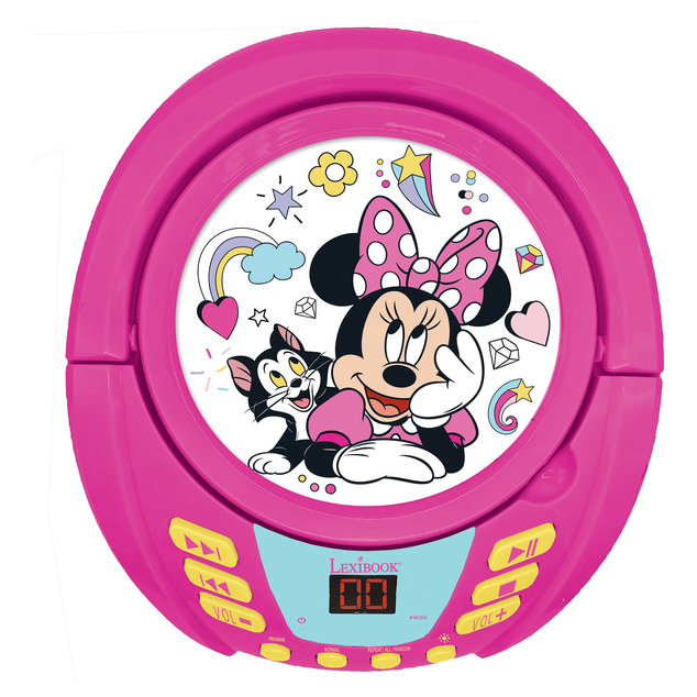 Lexibook Leuchtender Bluetooth-CD-Player Minnie Maus