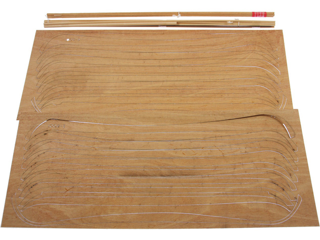 AMATI Oseberg vikingská loď 1:50 kit