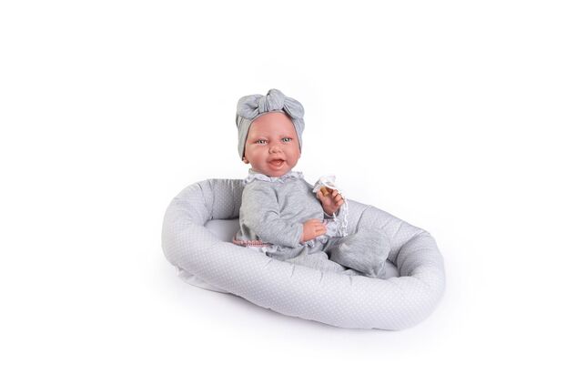 Antonio Juan 33228 CARLA - realistische Babypuppe mit weichem Stoffkörper - 42 cm