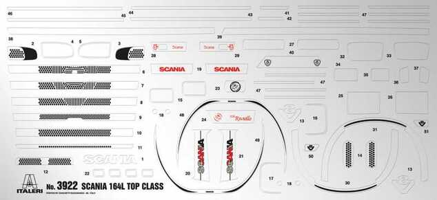 Model Kit truck 3922 - SCANIA 164 L TOPCLASS (1:24)