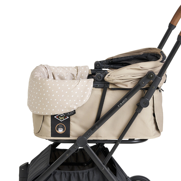 Fikago Schutzunterlage für Kinderwagen Beige